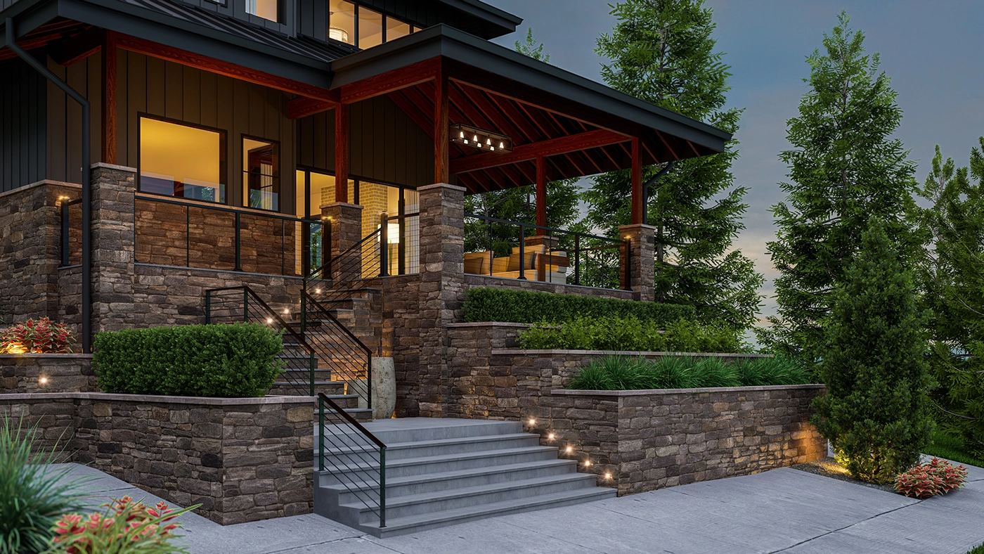 Modern home exterior design — Ariana Designs, Stanwood Washington