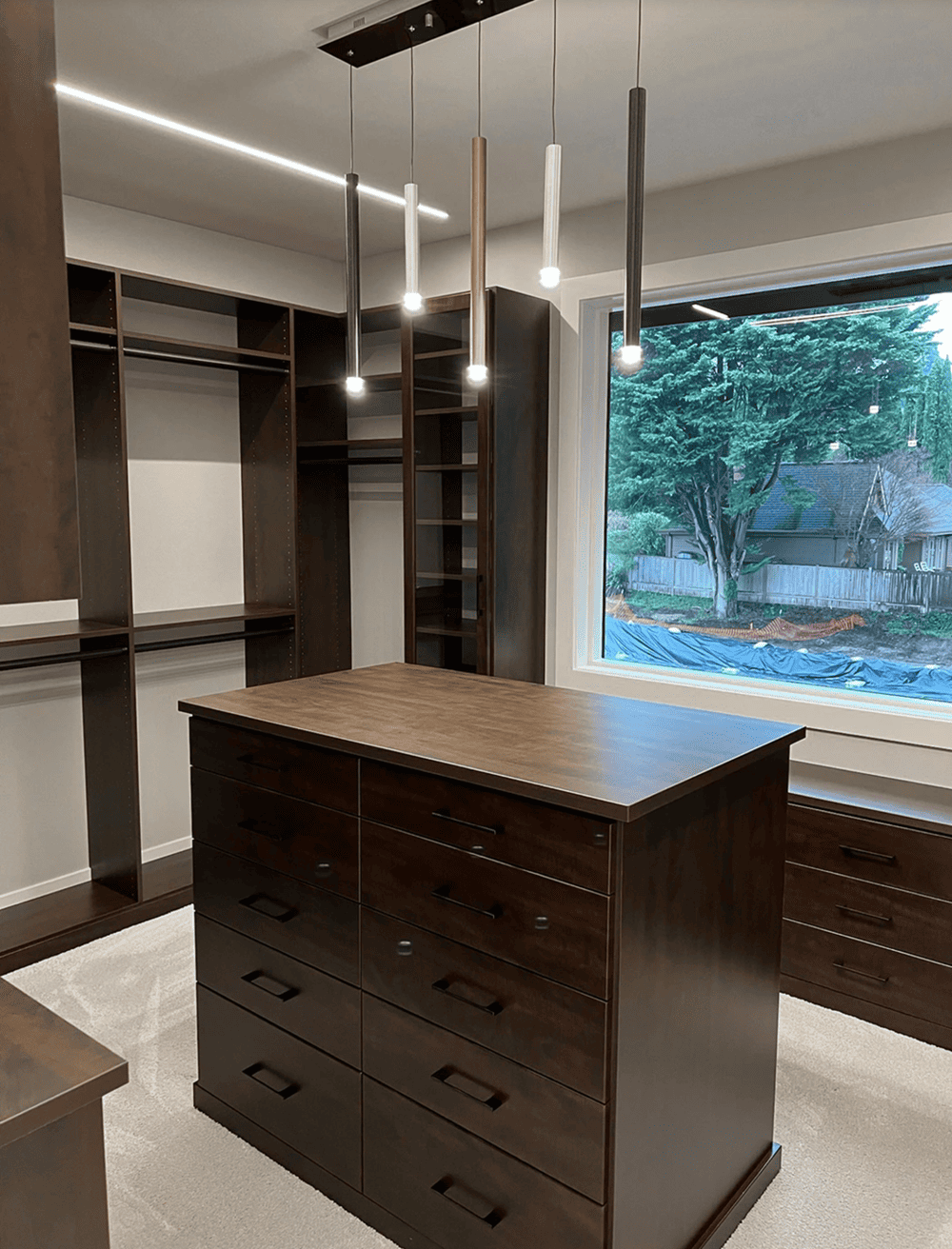 Interior dresser with curated lighting — Medina Master Bedroom, Ariana Designs