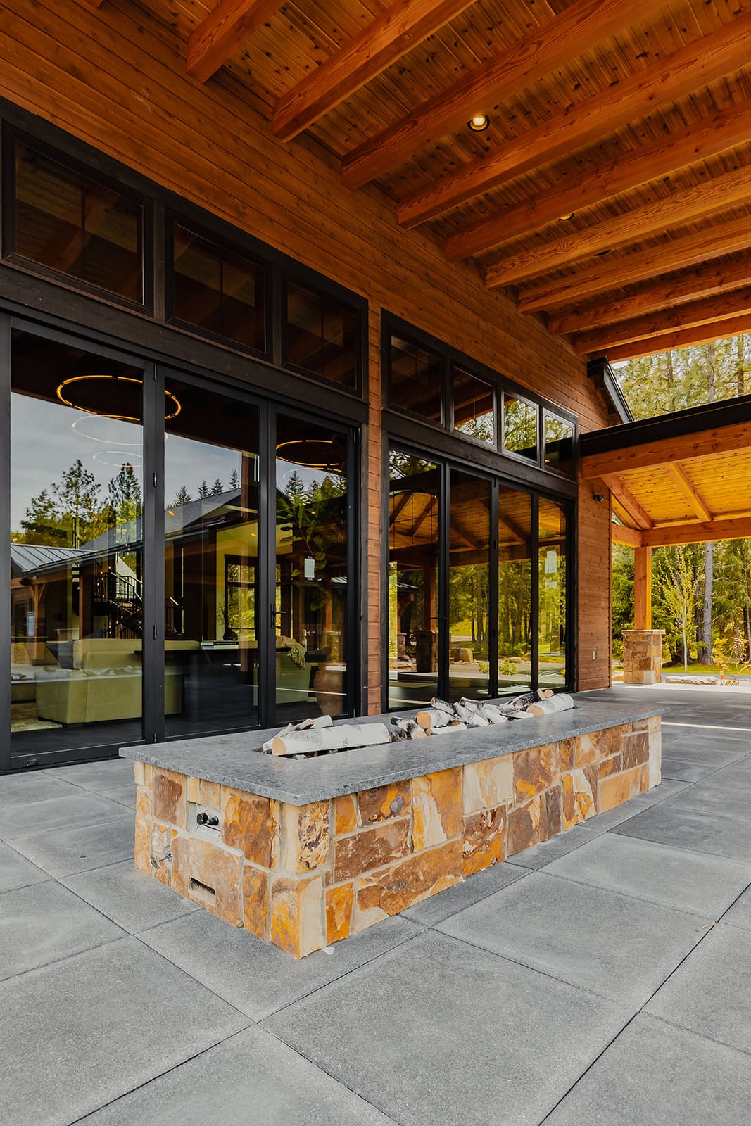 Grand retreat outdoor living — Ariana Designs & Interiors, Suncadia estate