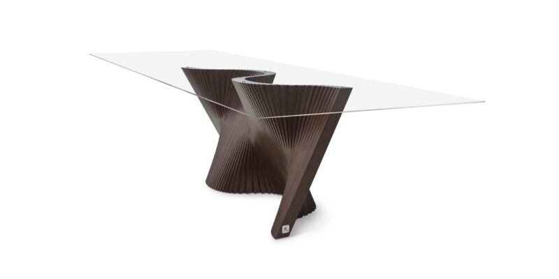 Modern Glass Dining Table — Ariana Designs & Interiors
