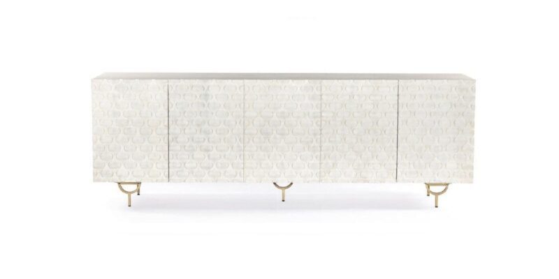Modern White Sideboard 1400×700 — Ariana Designs & Interiors
