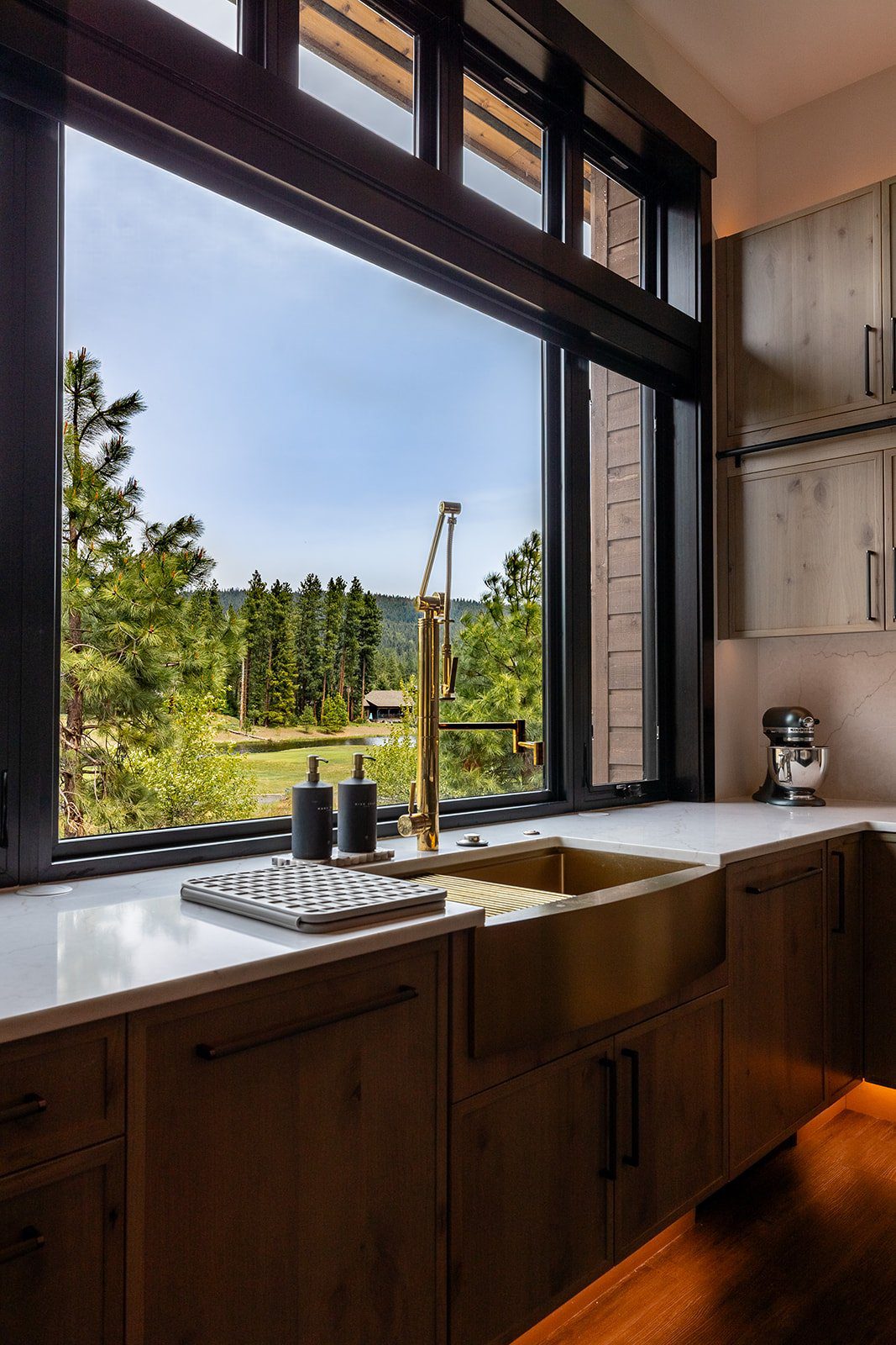 Kitchen faucet detail — Ariana Designs & Interiors, Suncadia Washington