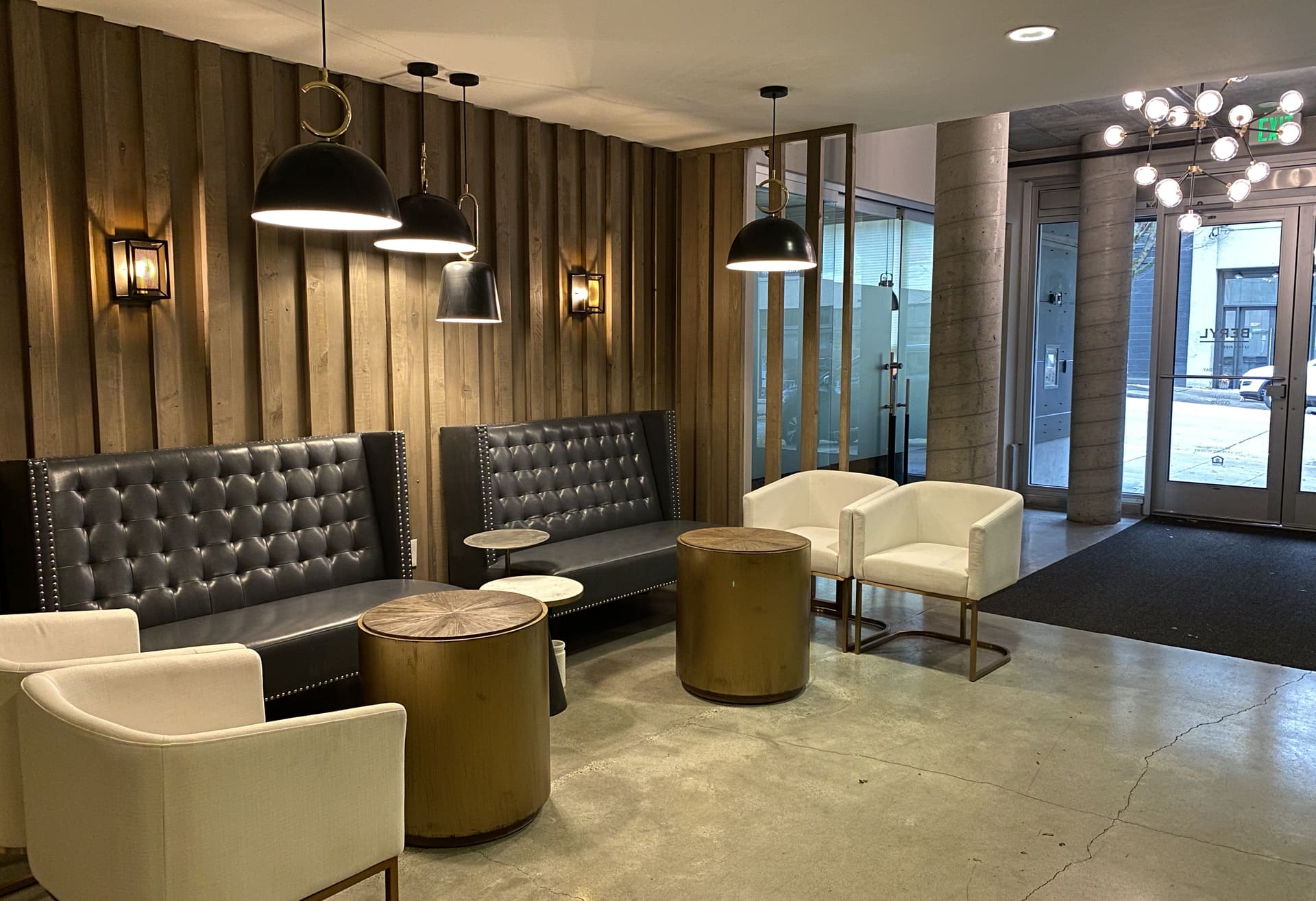 Beryl Apartments lounge area — Ariana Designs & Interiors, Seattle