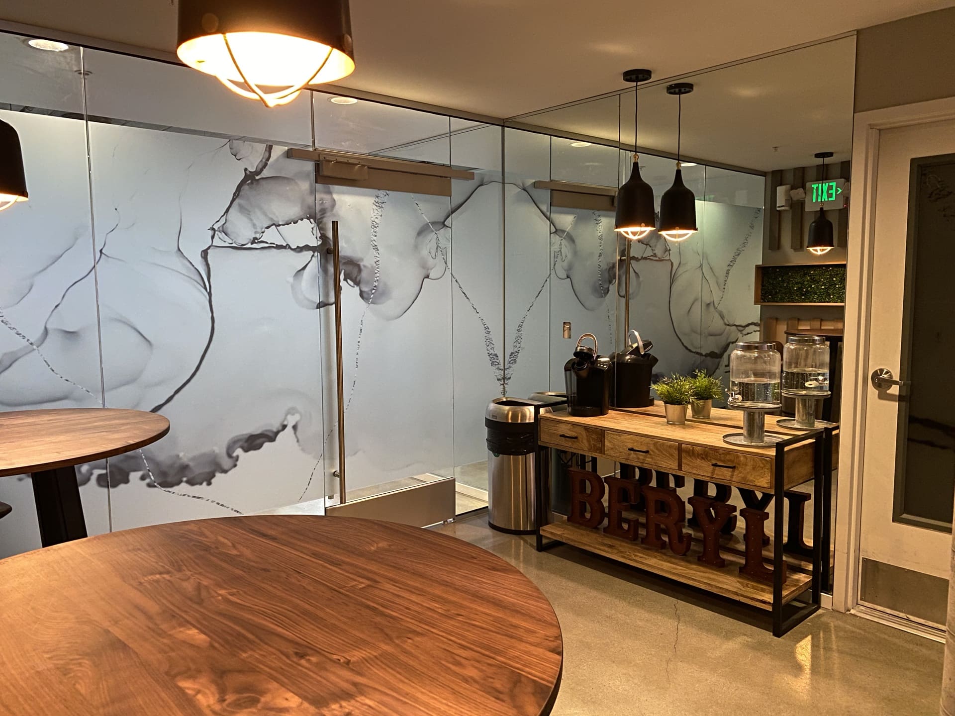 Beryl lounge area with sideboard — Ariana Designs & Interiors