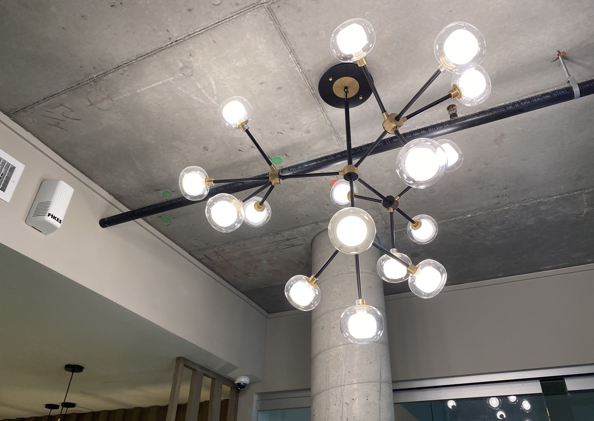 Beryl lounge chandelier and lighting — Ariana Designs & Interiors, Seattle