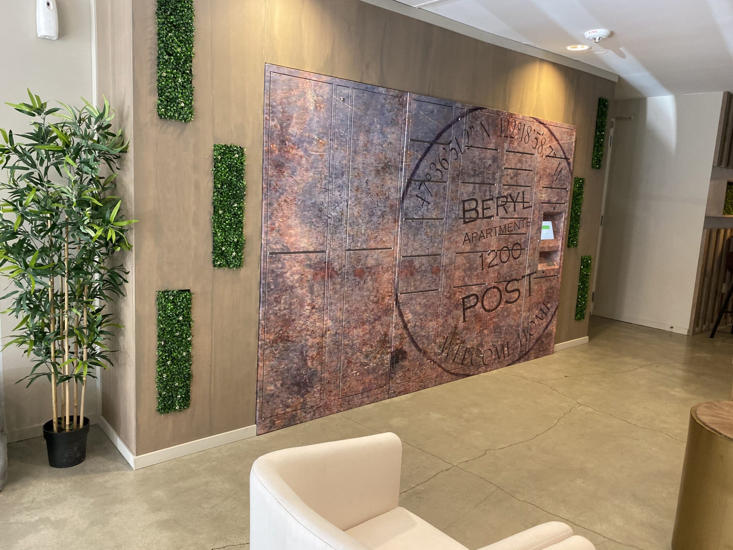 Beryl wall art and Beryl signage — Ariana Designs & Interiors, Seattle