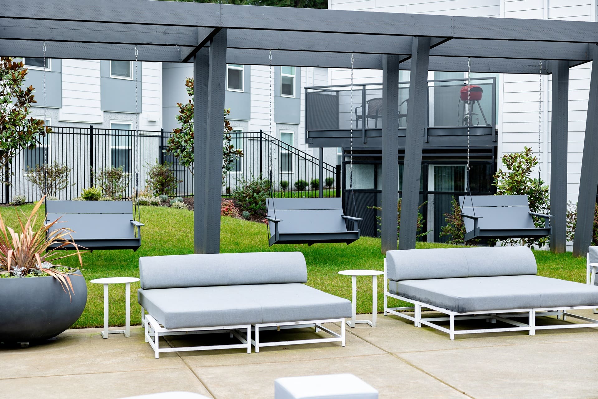 Bellevue Clubhouse outdoor space design — Ariana Designs, Bellevue Washington