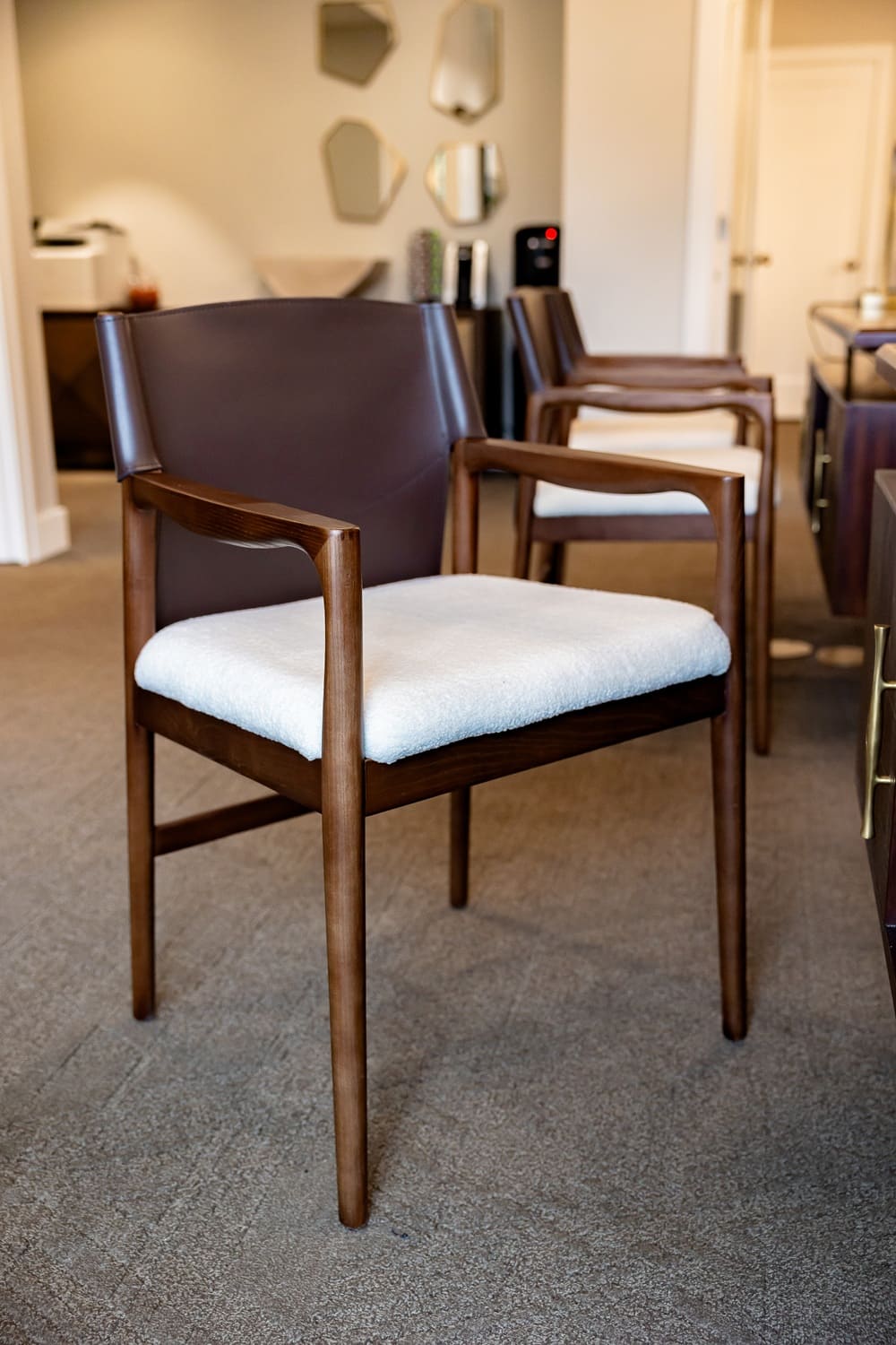 Sleek office chair detail — Commercial Space Bellevue, Ariana Designs